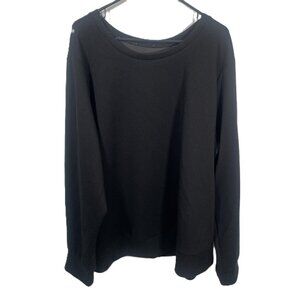 Torrid Active Cupro Sweatshirt Womens Plus Size 4 Long Sleeves Black Pullover